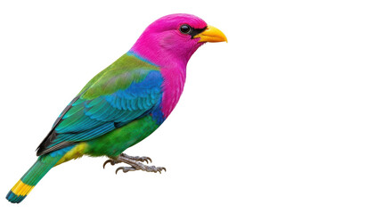 Isolated Lilac Breasted Roller Bird