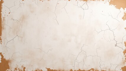 Subtle cracks and textured edges on a worn surface create an aged, abstract, and neutral backdrop for layering and design projects