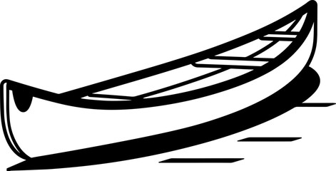 Canoe on Water: A Serene Boating Adventure on the Lake