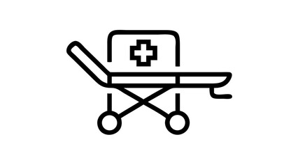 Baby carriage vector icon
