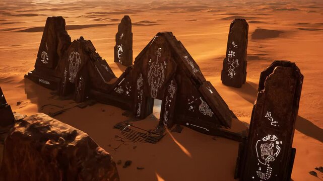 Ancient Alien Structure in Desert