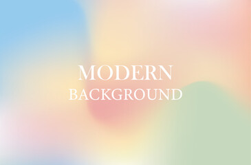 pastel colors, creating a fluid, abstract design. Soft hues of peach, yellow, light green, and blue swirl together gradient.wallpaper for banner, poster, cover, flyer, presentation vector