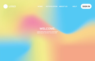 vibrant blend of pastel colors, creating a fluid, abstract design. Soft hues of peach, yellow, light green, and blue swirl together gradient.wallpaper for banner, poster, cover, flyer, presentation