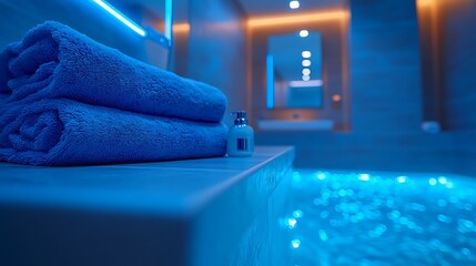 Modern bathroom details.