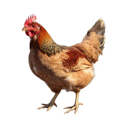 Fototapeta premium rooster isolated on white