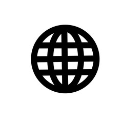 globe icon vector