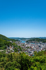 千光寺頂上展望台から望む尾道市の街並み　広島県尾道市