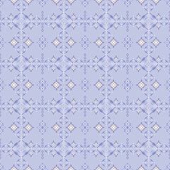 Pastel Tribal Seamless Pattern with Geometric Ethnic Motifs – Soft Lilac and Beige Tones.  it’s perfect for fabric printing, digital scrapbooking, wrapping paper, or home décor products.