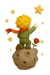 the little prince, le petit prince, desert fox, saint-exupéry, aviator, desert, snake, Boa Constrictor, friendship, asteroid, baobab, rose, fairy tale, novel, boy, love, Star, Adventure, Space