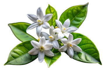 Naklejka premium White tropical frangipani flower isolated on white