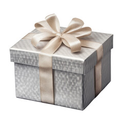 gift box isolated on transparent background cutout