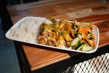 chicken and vegetable