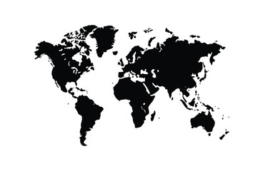 World map vector illustration, vector 