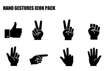 Hand gestures displayed in various poses with no clothing/setting.