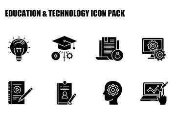 Education and Technology Icon Pack