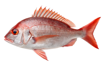 Stunning Red Snapper Fish High-Resolution Photo of Aquatic Life