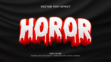 Obraz premium horor editable text effect