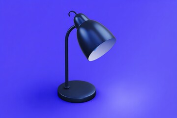 Simple desk lamp on a vibrant background