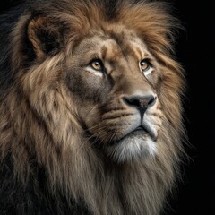 Obraz premium Majestic Lion Portrait