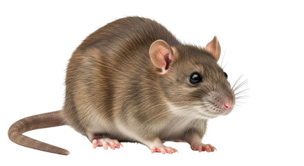 Isolated Brown Rat