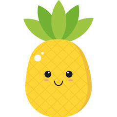 Emoticon Fruit Vector