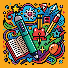 music background with musical notes