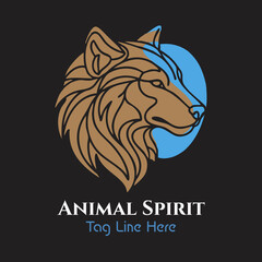 Powerful Wolf Animal Spirit