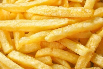 Kentang Goreng. French fries are deep-fried potato strips, typically salted and served with ketchup or other sauces.