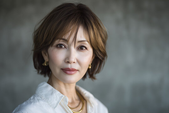 A 50-year-old asian woman