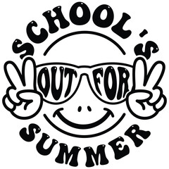 School's Out For Summer T Shirt