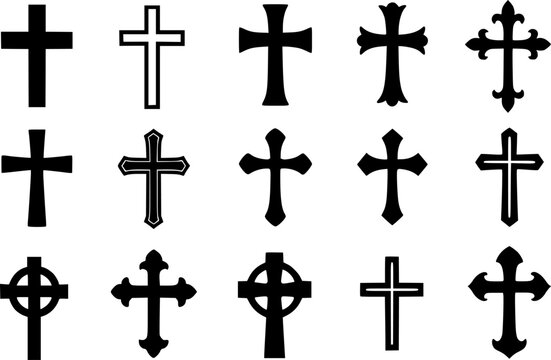 Collection of Various Christian Cross Designs