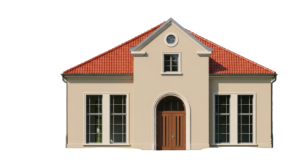 Isolated single family house