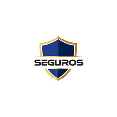 Seguros Company  Logo Design  template