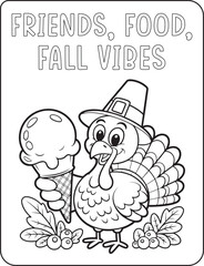 Obraz premium 13 Bold and Easy Thanksgiving for coloring pages