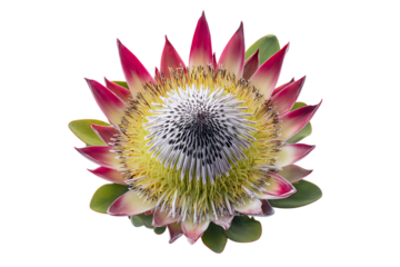 Close up of a vibrant King Protea flower