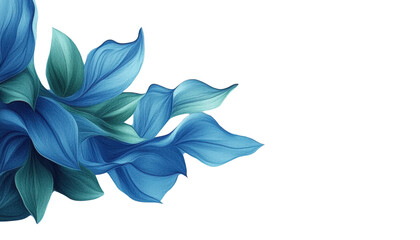 blue background isolated on transparent background cutout