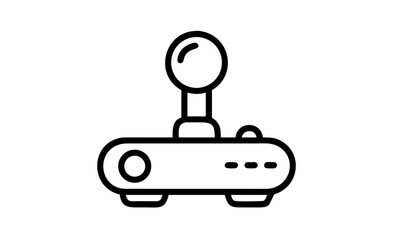 Video game joystick controller icon  