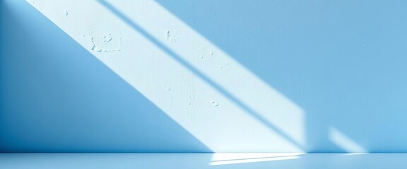 Light blue backdrop, plaster wall texture, window light, subtle shadow, minimalist product display, peaceful, backdrop
