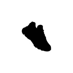 running shoes silhouette icon