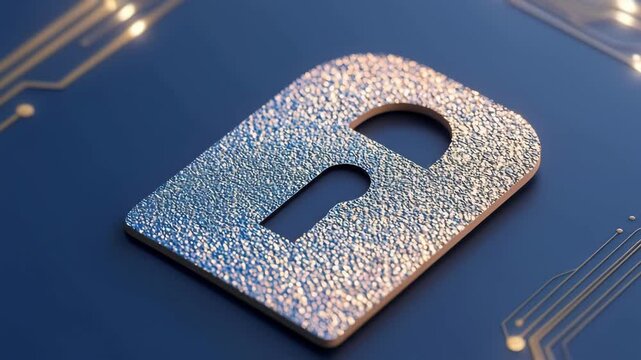 Close Up of Metallic SIM Card Ejector Tool on Blue Circuit Board, Showcasing Technology, Connectivity, and Modern Device Design