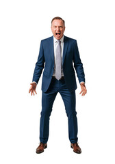 Man screaming (Anger, Frustration)