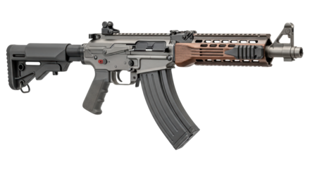 Isolated Modern Assault Rifle