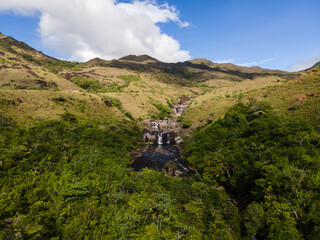 Cascada en las cordilleras de Panama Veraguas