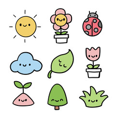 cartoon character set