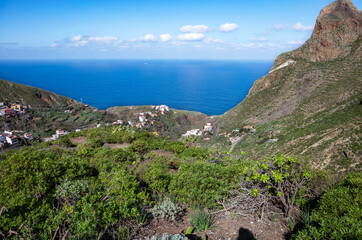 Fototapeta premium Village Taganana, Island Tenerife, Canary Islands, Spain, Europe.