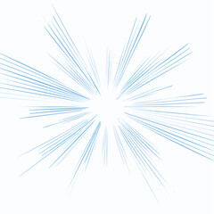 Obraz premium Abstract Light Blue Starburst Rays Burst Background