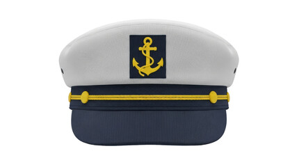 Isolated Captain's Hat
