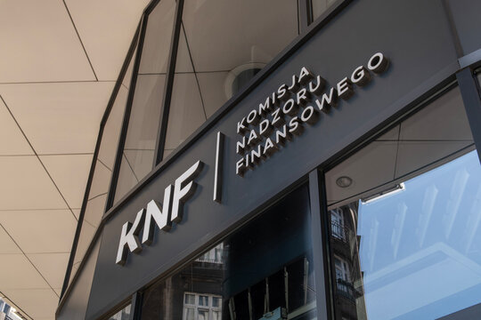 Warsaw, Poland - June 21, 2025: Komisja Nadzoru Finansowego (KNF)