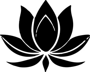 Lily Silhouette Vector Art,