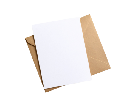 Save the Date Card with Floral Elements – Mockup Style Transparent Background PNG